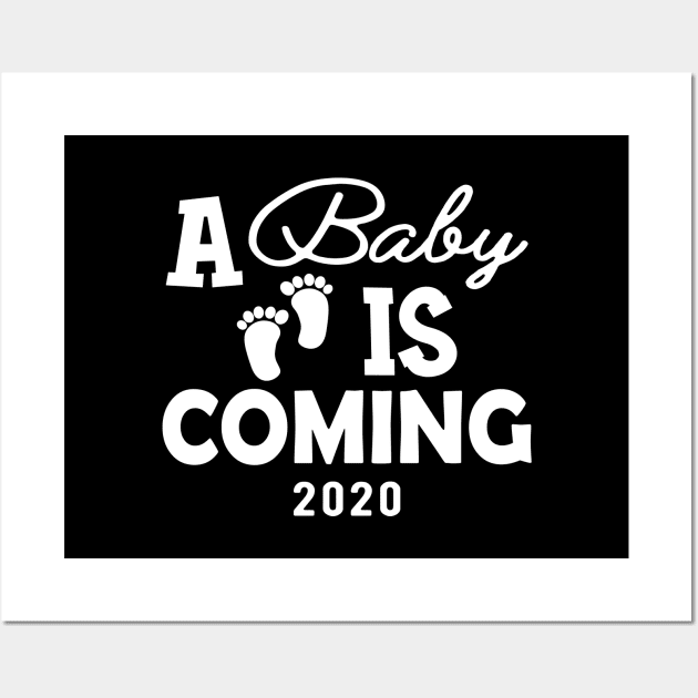 Pregnant - Baby is coming 2020 Wall Art by KC Happy Shop